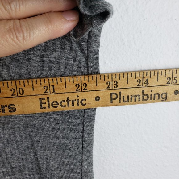 Lane Bryant Women's Size 14/16 Inspire Graphic Tee Shirt Heather Gray Round Hem - Picture 5 of 7